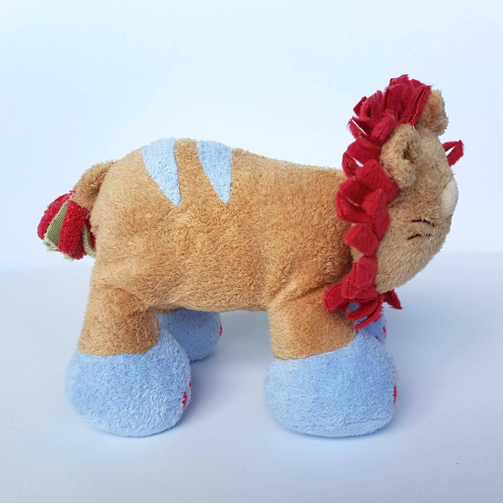 Baby Gund WOODLES LITTLE LION Rumba Baby Rattle 7" Plush Soft Toy Stuffed Animal3