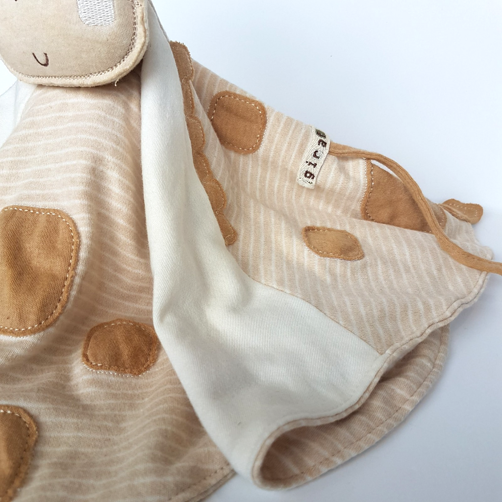 Nature's Purest GIRAFFE Baby Lovey Comforter Security Blanket Soft Toy Animal4