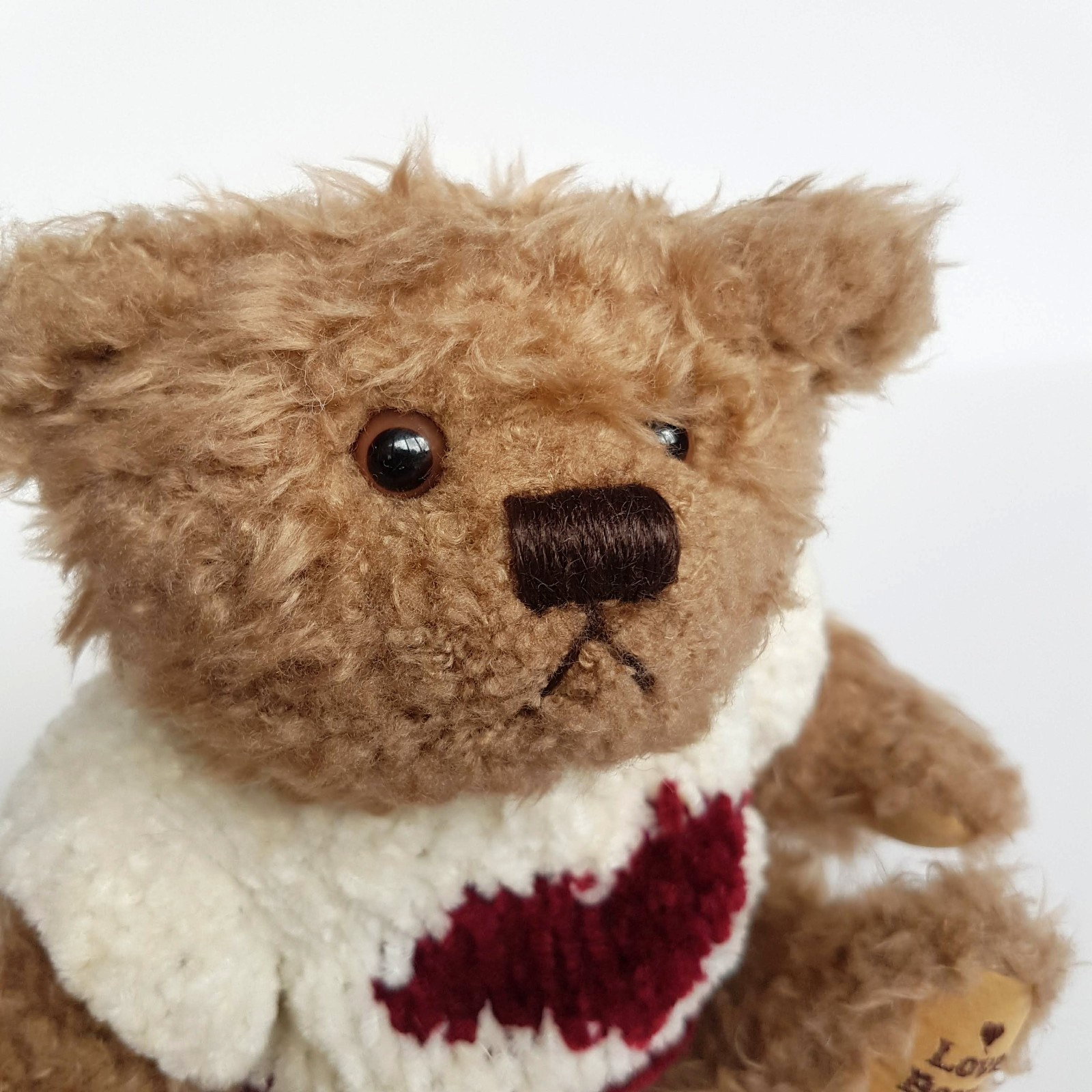 Adorable HEART LOVE BEAR Teddy 15cm Plush Stuffed Animal Soft Toy Knit Jumper7