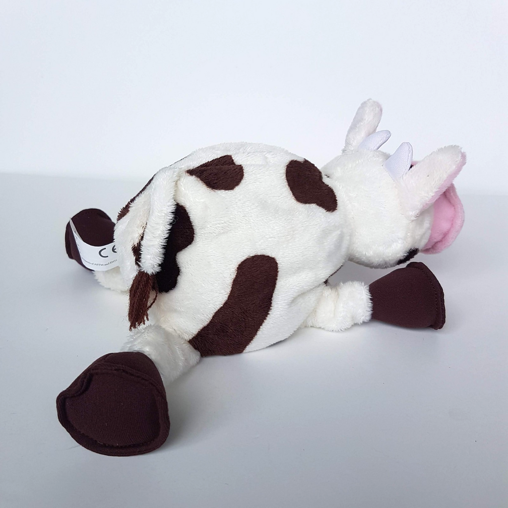 Rare MAKE BELIEVE IDEAS Plush Cow 2007 18cm Stuffed Animal Soft Toy Farm Floppy4