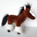 Korimco CLYDESDALE HORSE PONY Plush Stuffed Animal 30cm Equestrian Soft Toy Cute0