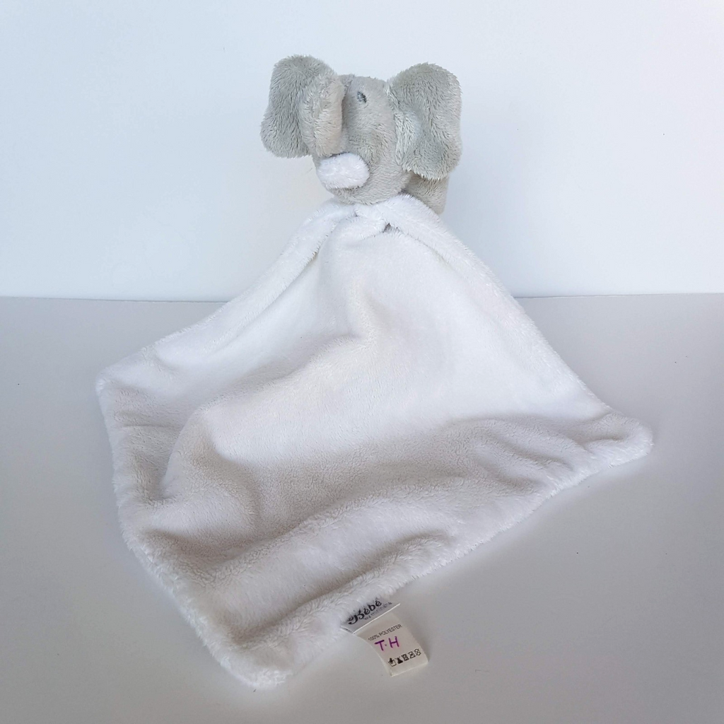 Bebe by Minihaha ELEPHANT Lovey Plush Security Comforter Sleep Blanket Soft Toy0