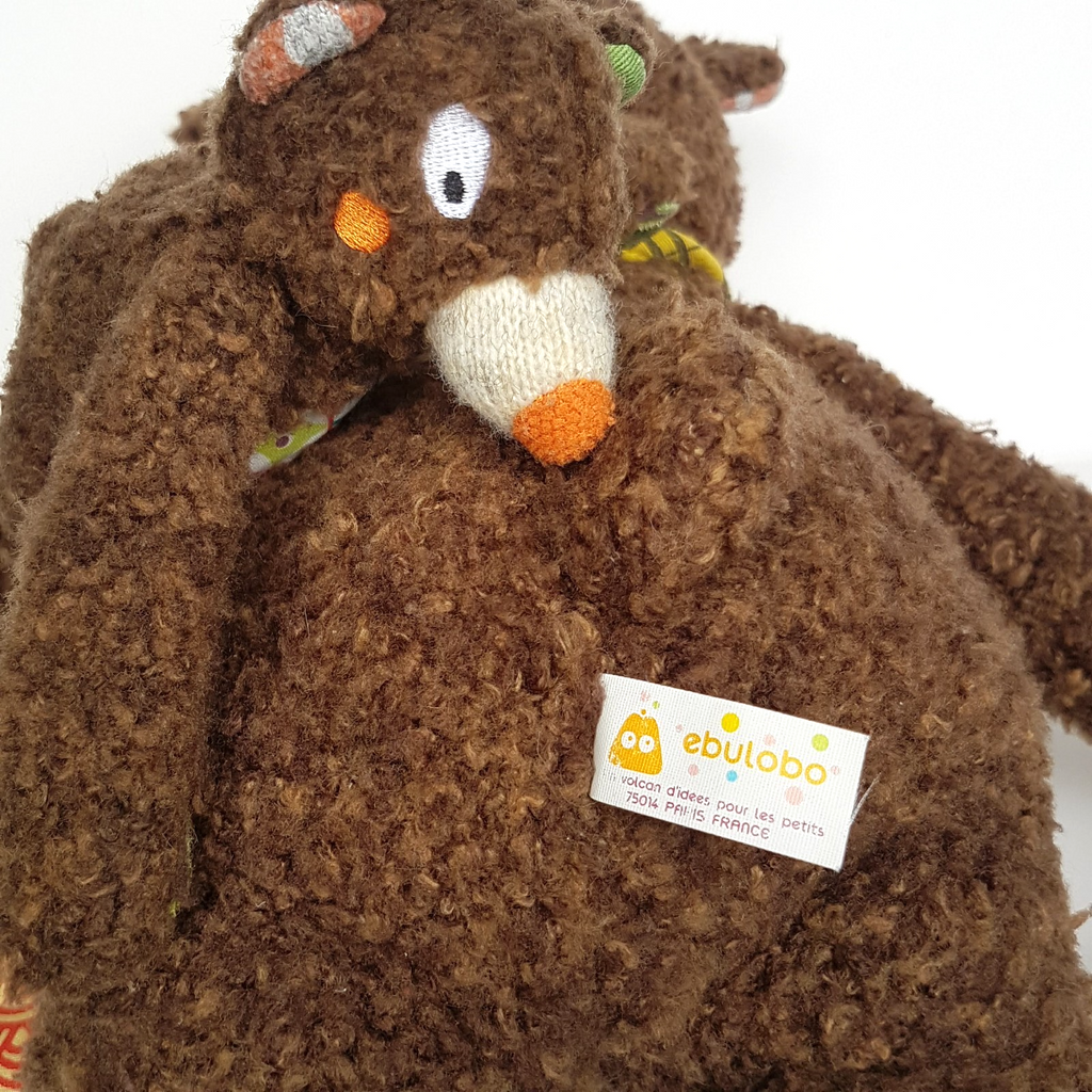 Ebulobo MUM & BABY BEAR Activity 37cm Plush Stuffed Animal Soft Toy Crinkle11