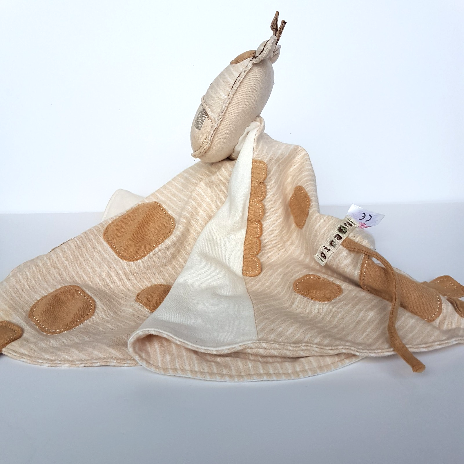 Nature's Purest GIRAFFE Baby Lovey Comforter Security Blanket Soft Toy Animal5