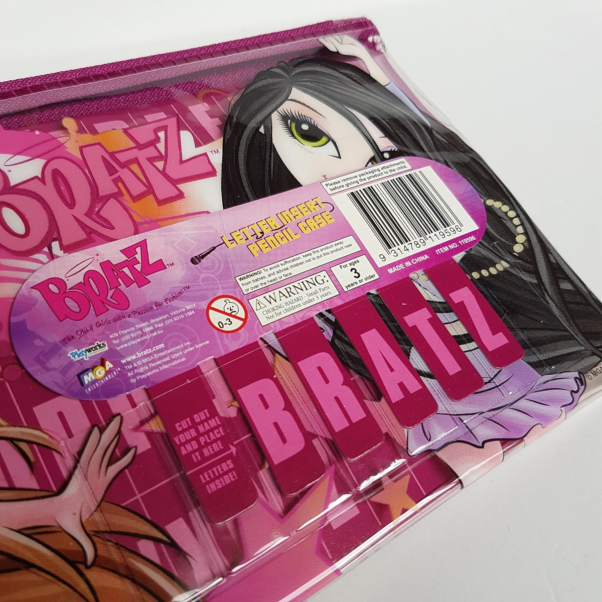 Y2K Bratz Doll PENCIL CASE Letter Insert Name Fashion Doll Retro Merchandise3