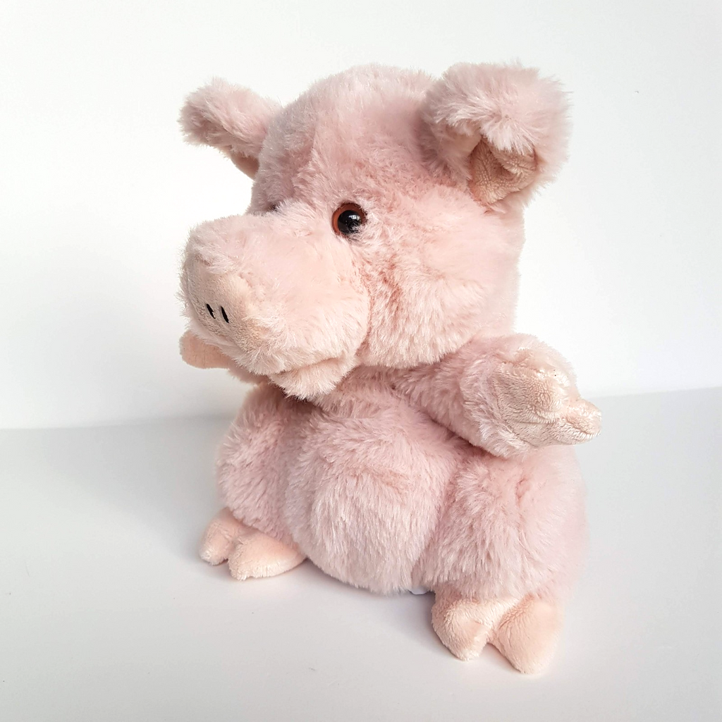 Jack & Jill PIG HAND PUPPET 24cm Plush Soft Toy Farm Stuffed Animal Pink Cute2