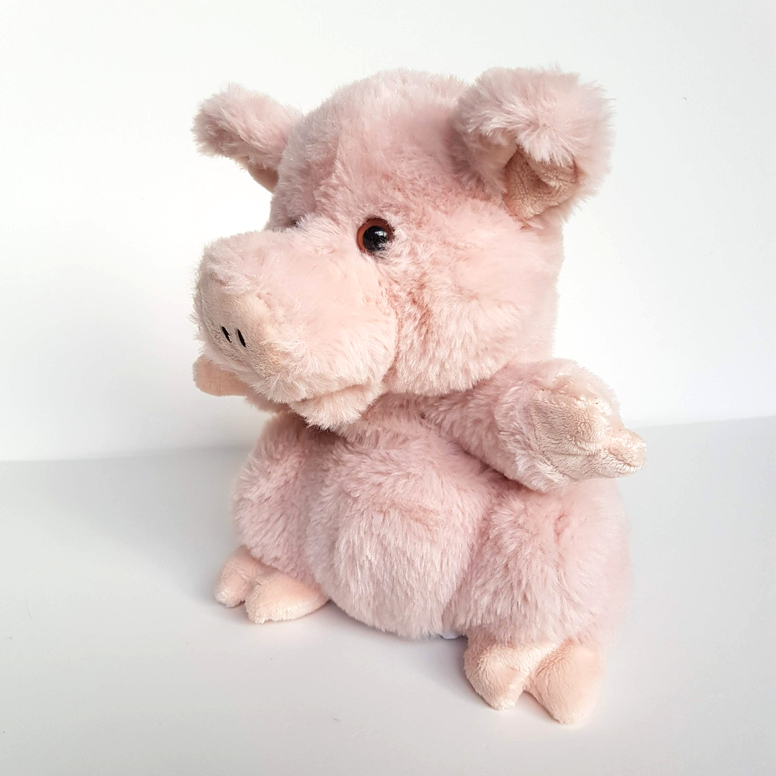 Jack & Jill PIG HAND PUPPET 24cm Plush Soft Toy Farm Stuffed Animal Pink Cute2