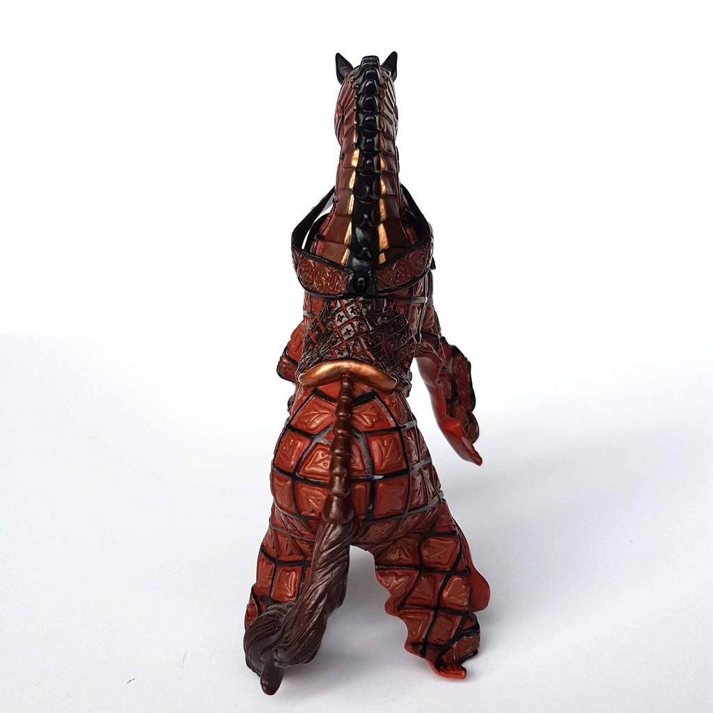 Papo MEDIEVAL KNIGHT REARING HORSE 2007 Brown Gold Crown Action Figure Toy2