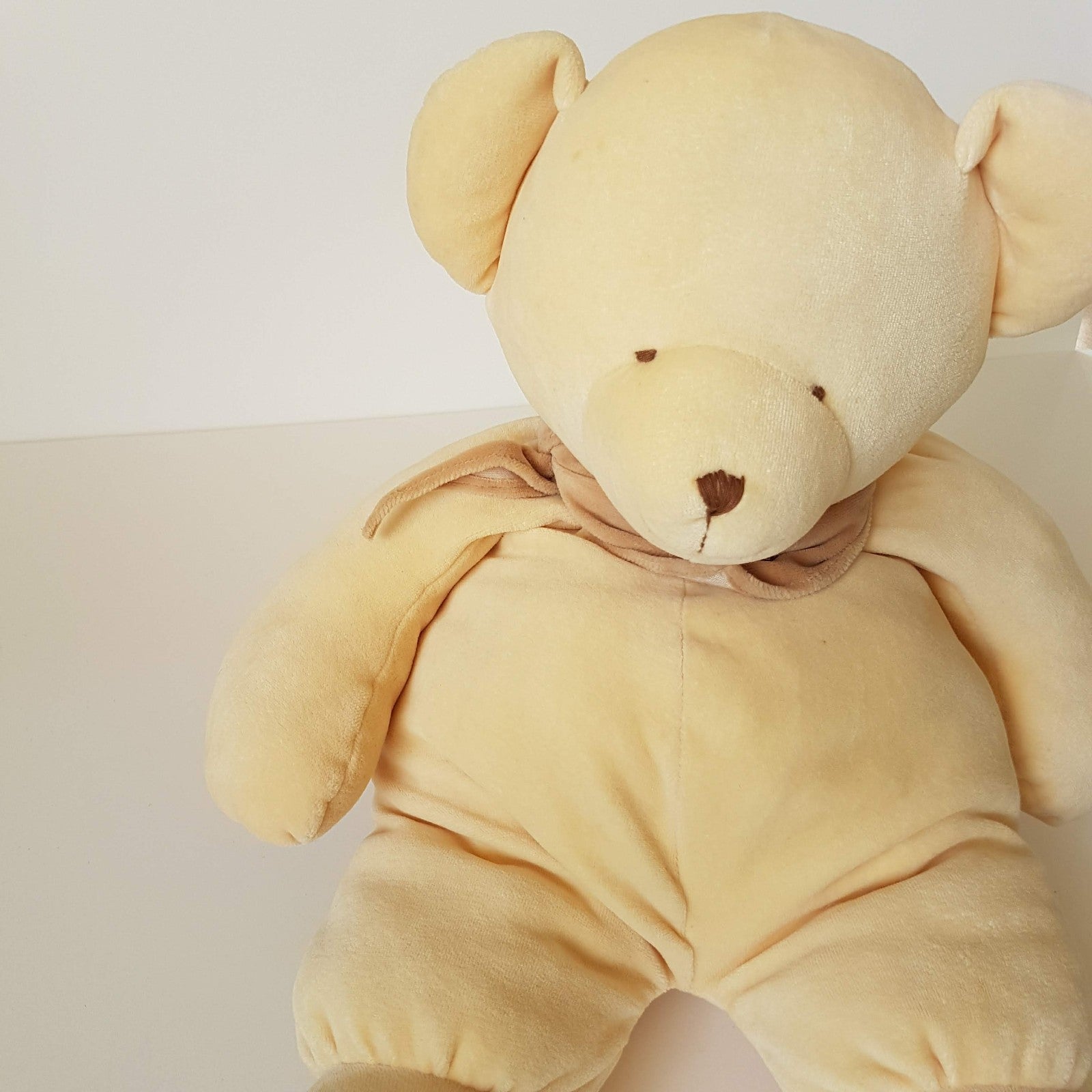 VTG Mamas & Papas VELOUR BEAR Soft Toy 50cm Teddy Floppy Plush Stuffed Animal4