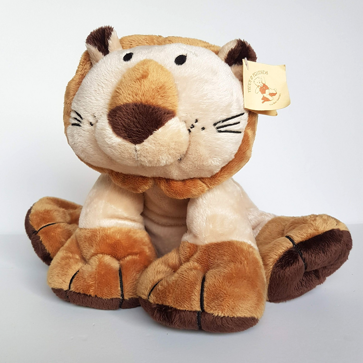 Teddy & Friends LION LEOPOLD Plush Floppy 23cm Wild Cat Stuffed Animal Soft Toy2