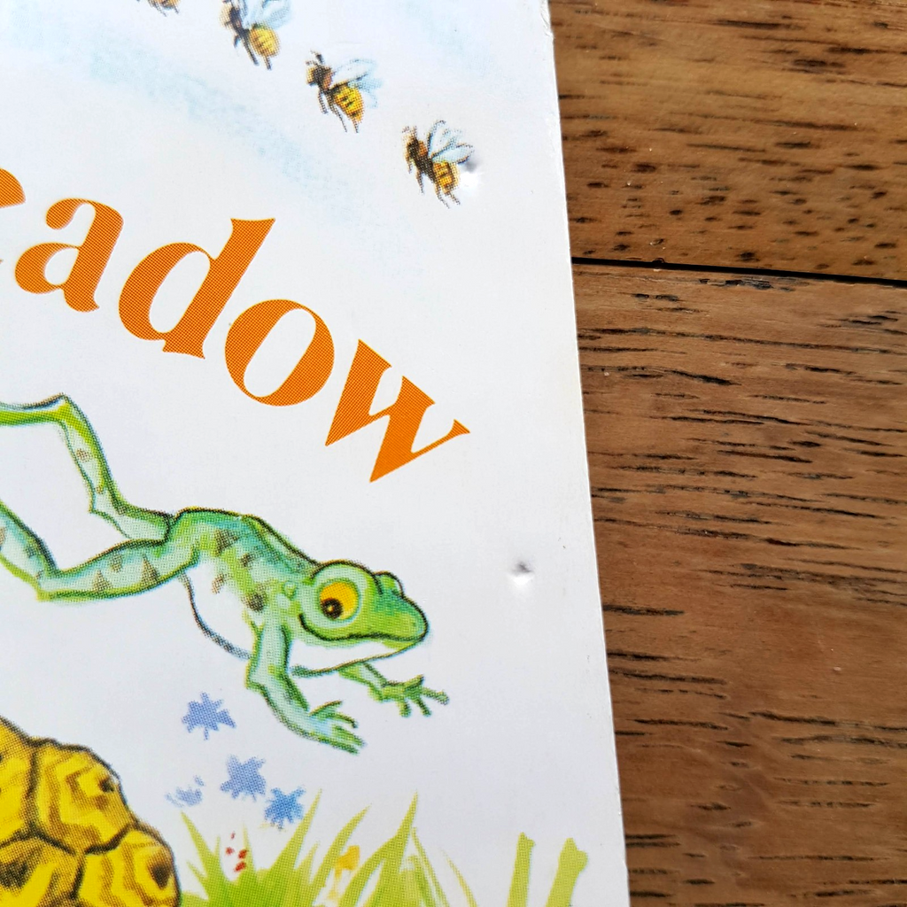 OVER IN THE MEADOW Vintage 1983 A First Little Golden Book RARE Kids Animals HTF5
