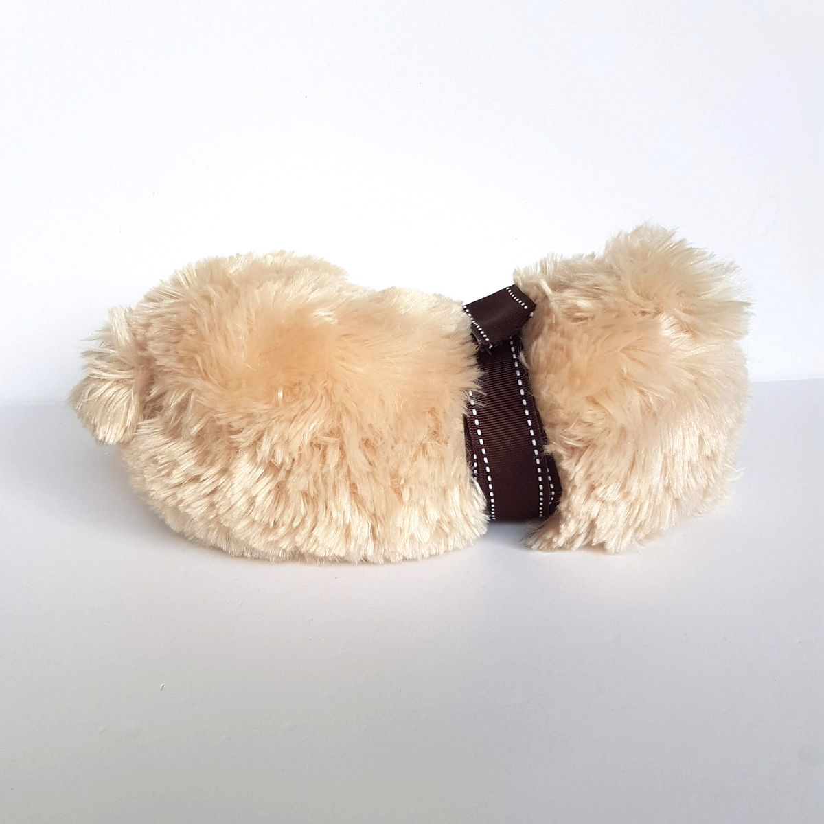 Tan SLEEPING TEDDY BEAR 29cm Plush Soft Toy Stuffed Animal Cuddly Floppy Toy4