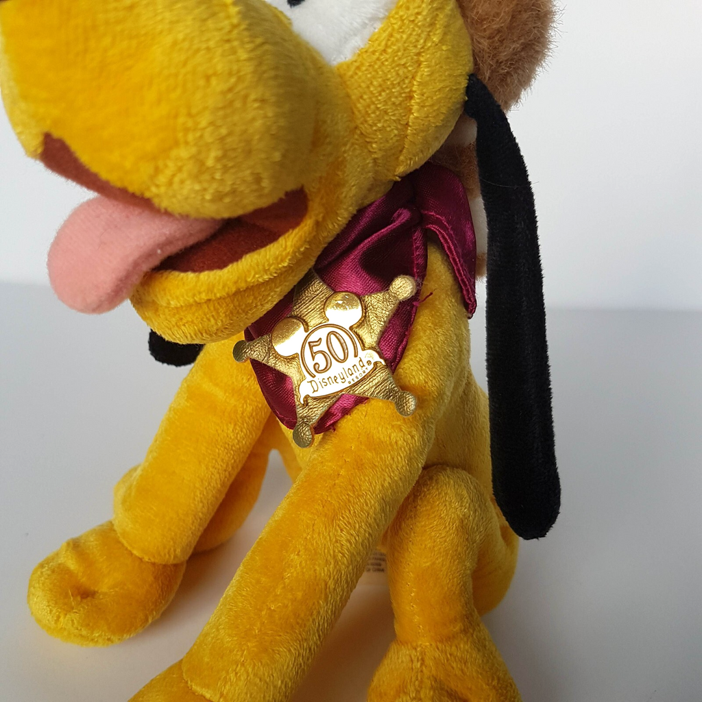 Disney 50th ANNIVERSARY PLUTO Dog Plush Soft Toy Hat Puppy Stuffed Animal Cute6