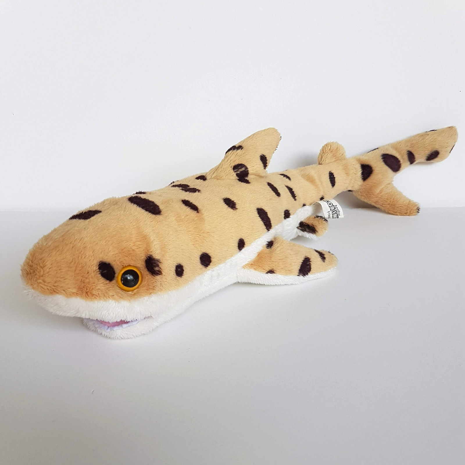 Korimco LEOPARD SHARK Plush 40cm Ocean Sea Fish Soft Toy Stuffed Animal Spotted0