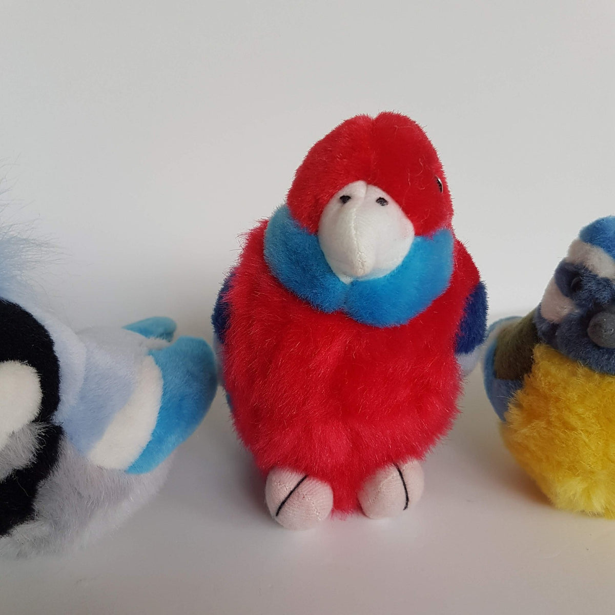 Wild Republic BLUE TIT BLUE JAY CRIMSON ROSELLA Bird Stuffed Animal Soft Toy2