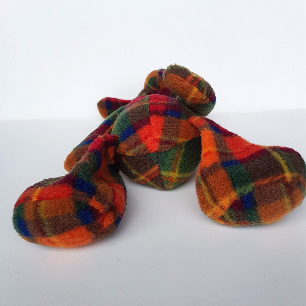 Floppy TARTAN PLAID RABBIT Plush 29cm Stuffed Animal Soft Toy Christmas Toys16