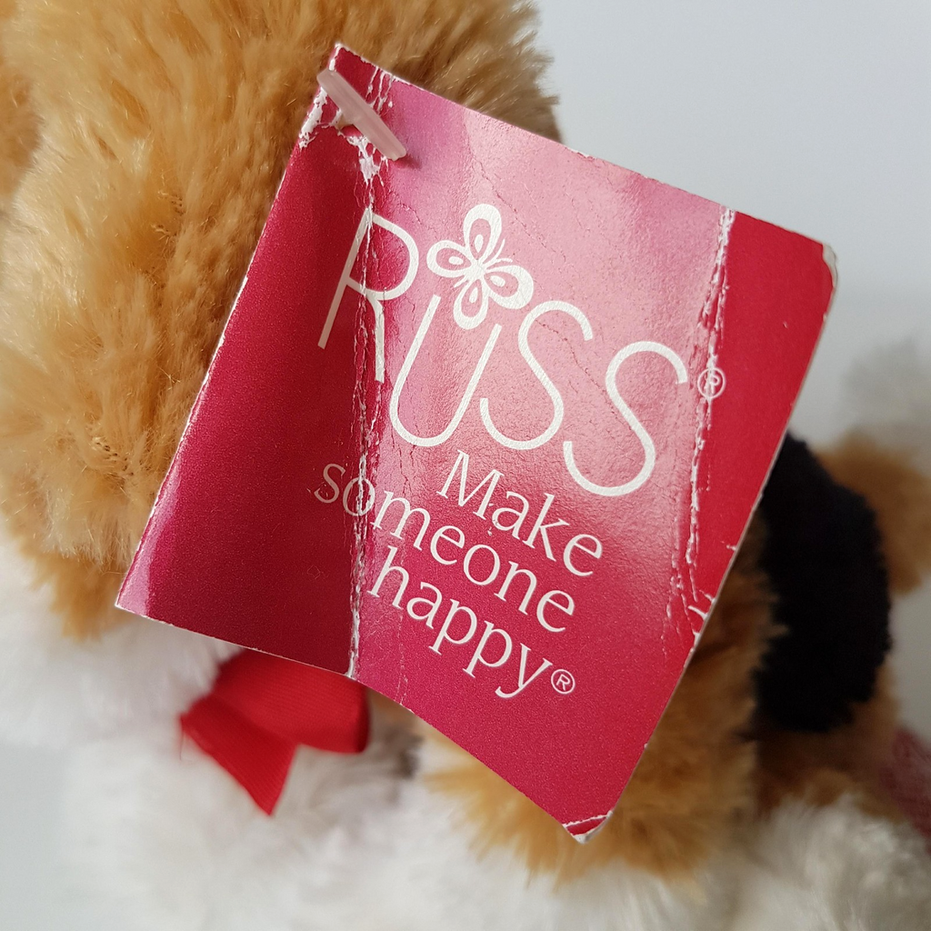 Russ SITTING BEAGLE DOG 16cm Soft Toy Puppy Plush Stuffed Animal Cute Small Toy7