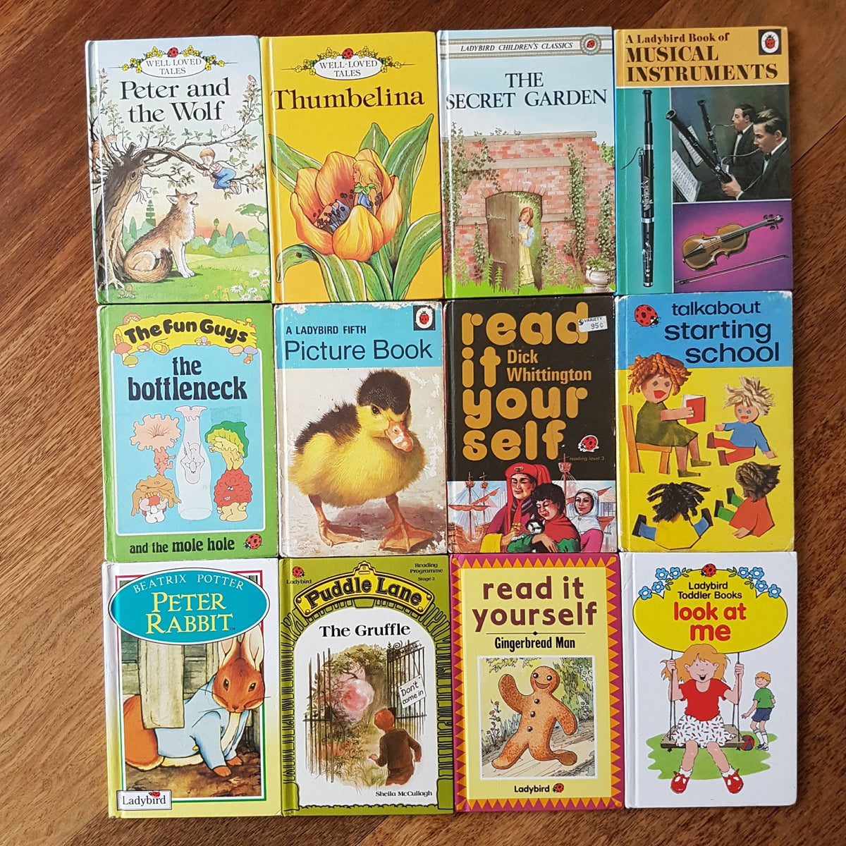 Vintage LADYBIRD 12 BOOK BUNDLE LOT Hardcover Kids Reader Story Book Illustrated0