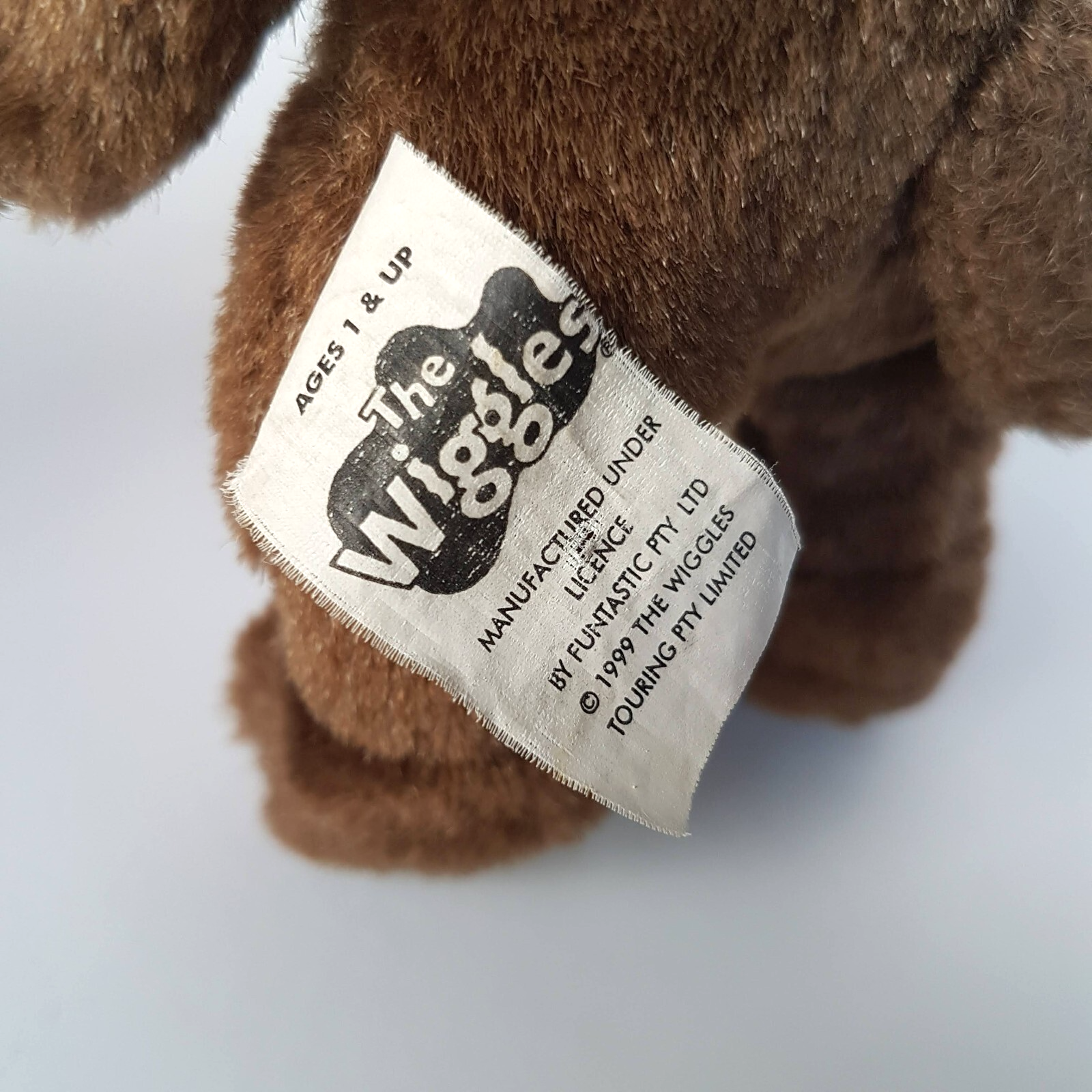1999 Wiggles WAGS THE DOG Plush 17cm Vintage BeanBag Stuffed Animal Soft Toy6