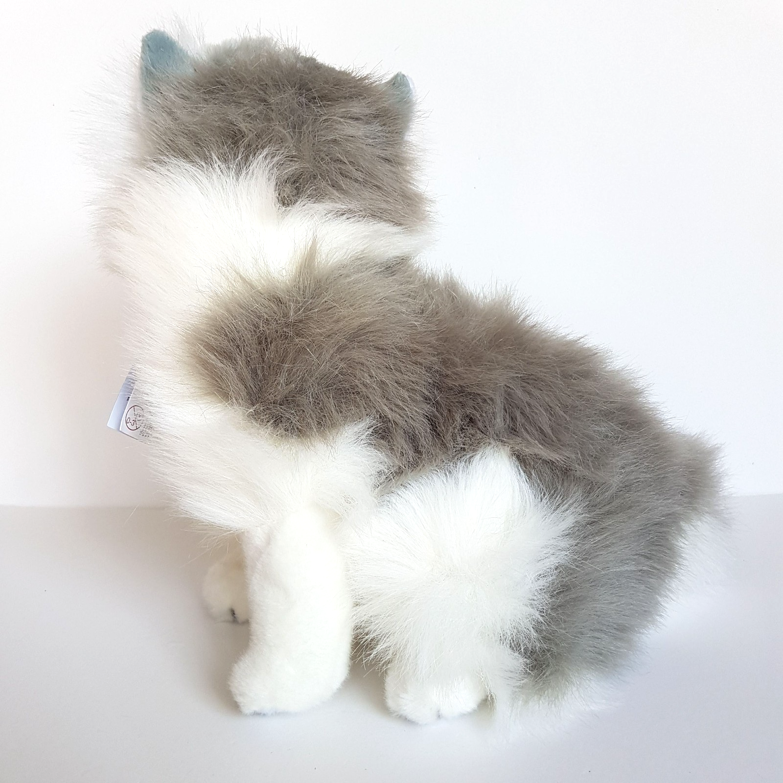 Bocchetta NORWEGIAN GREY CAT Realistic Missy Plush 30cm Stuffed Animal Soft Toy6