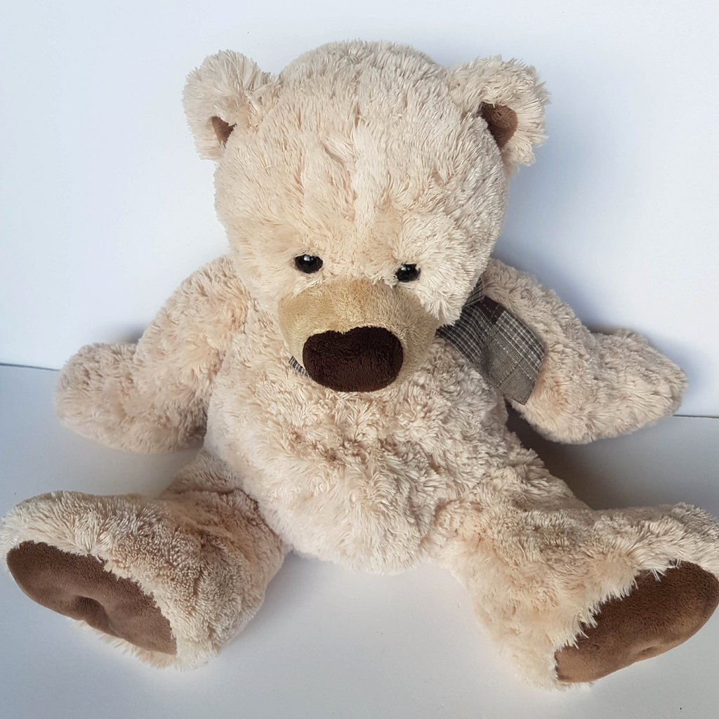 Teddy & Friends TEDDY BEAR Soft Toy 38cm Stuffed Animal Floppy Cuddly Cute Beige4