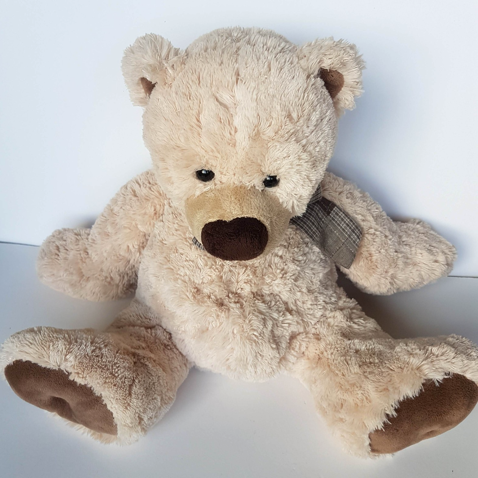 Teddy & Friends TEDDY BEAR Soft Toy 38cm Stuffed Animal Floppy Cuddly Cute Beige4