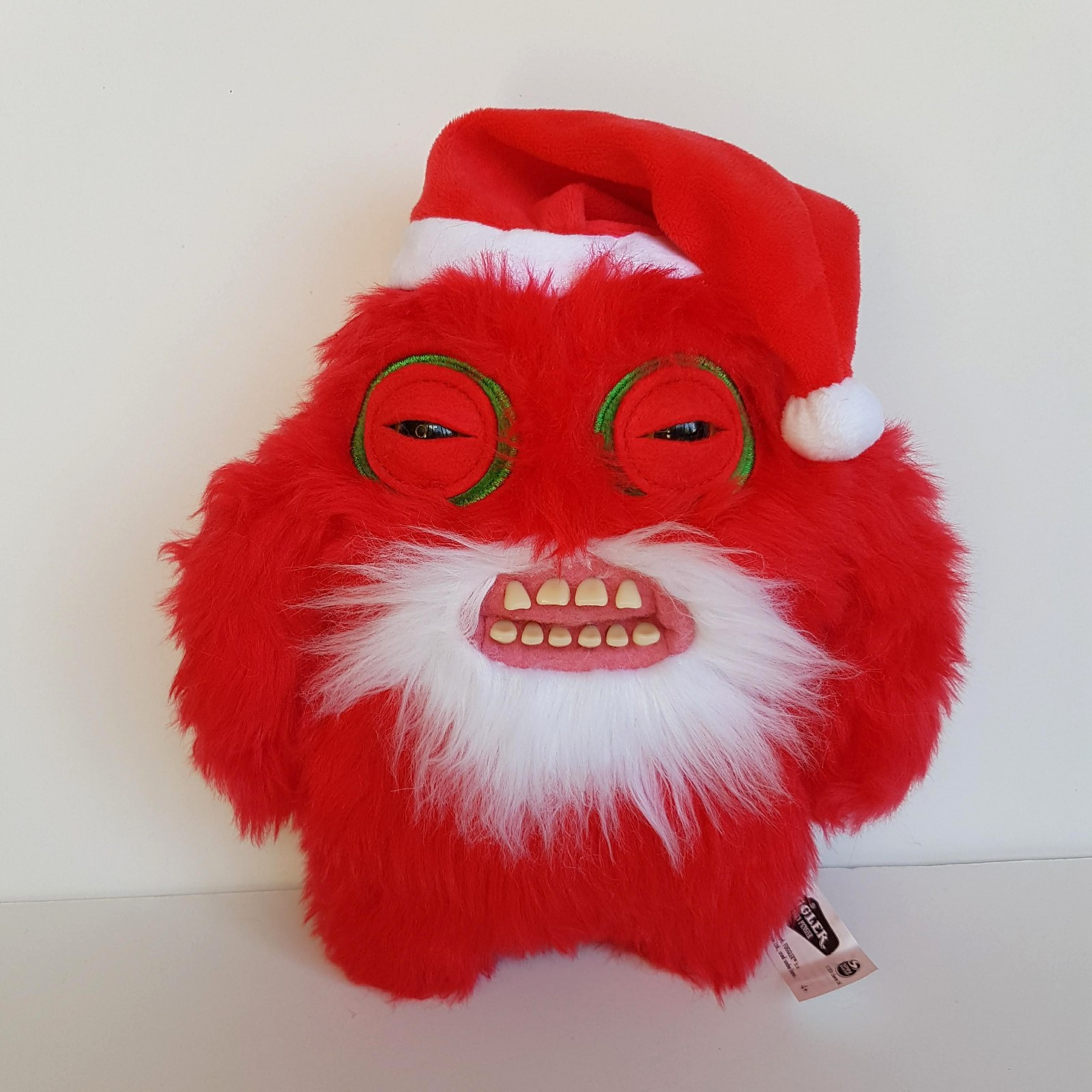 Fuggler FESTIVE FUGGS Christmas SANTA Funny Ugly Monster Soft Toy Red Teeth Toy1