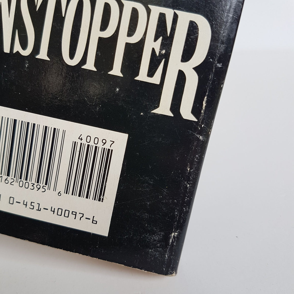 MANSTOPPER Douglas Borton Book Horror Paperback FIRST EDITION 1988 Scary Novel16