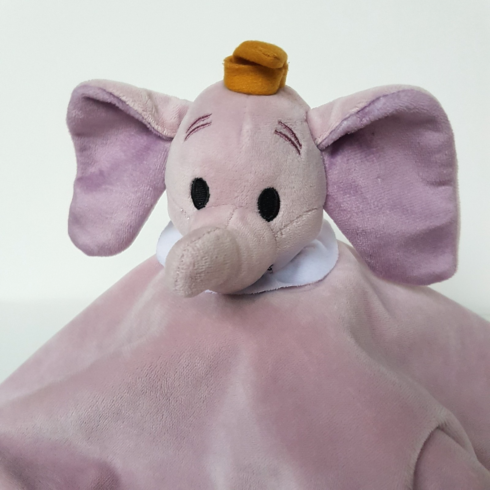 Disney PURPLE DUMBO Lovey Plush Elephant Security Comforter Blanket Soft Toy2