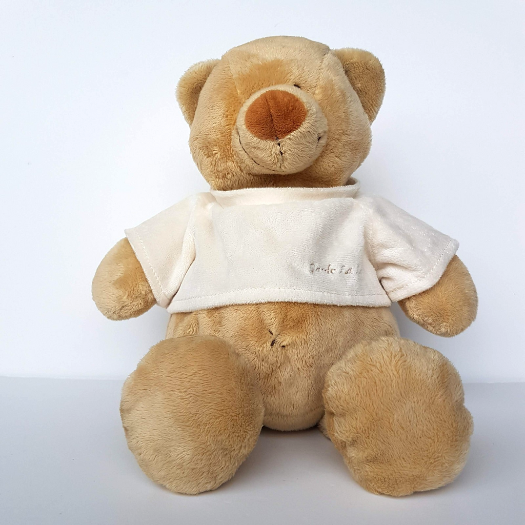 GARDO BABY Plush BEAR Lovey 37cm Plush Cream Stuffed Animal Soft Toy Comfort3