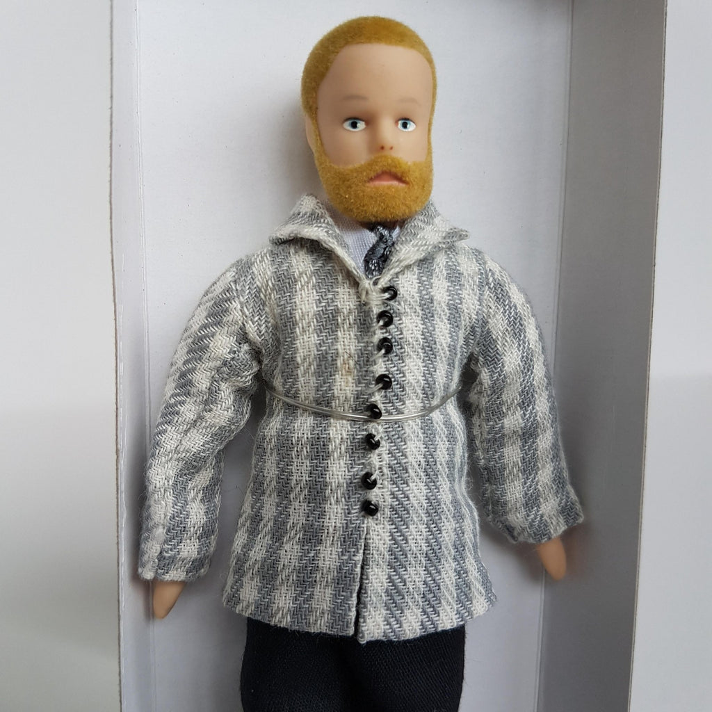Del Prado Doll House VICTORIAN GENTLEMAN Man Doll Beard BOXED Collectible Toy9