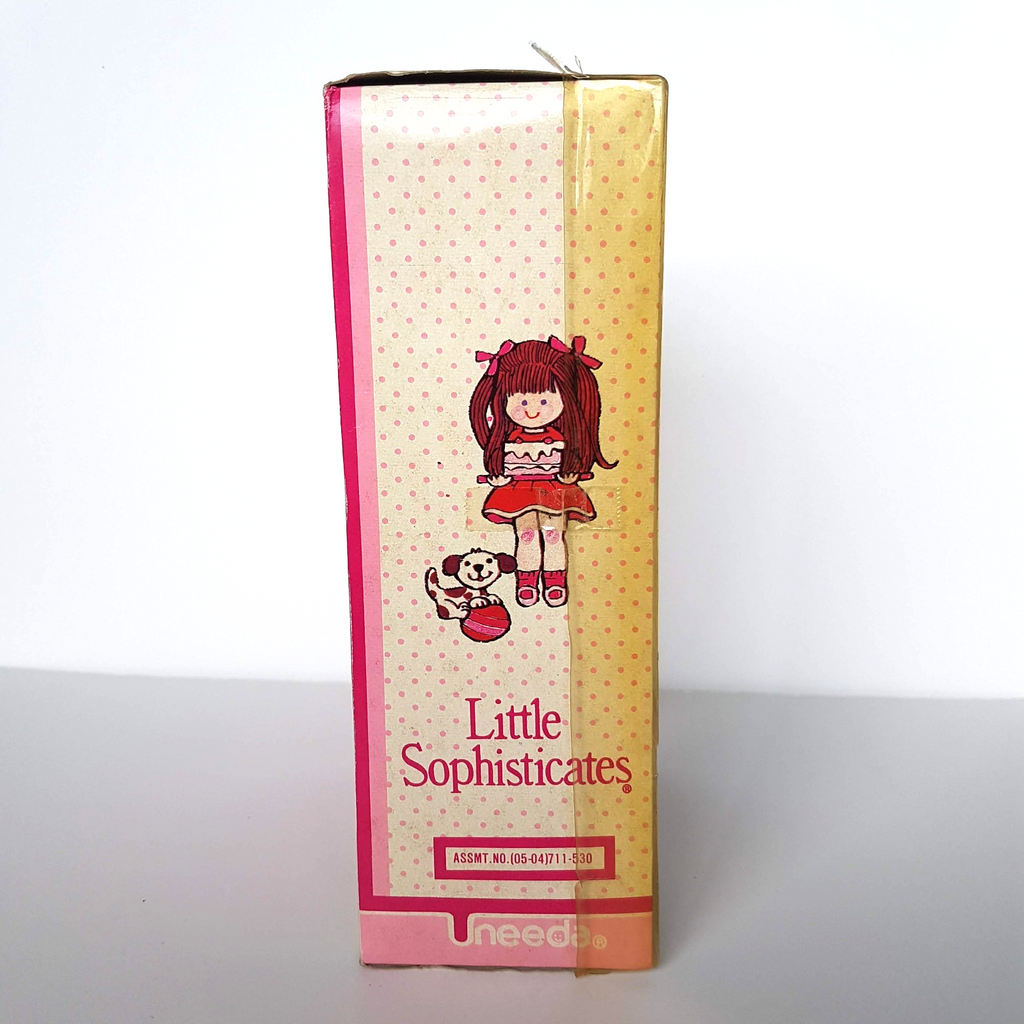 RARE Vintage 1983 UNEEDA LITTLE SOPHISTICATES DOLL BOX 21cm Brunette Collectible15