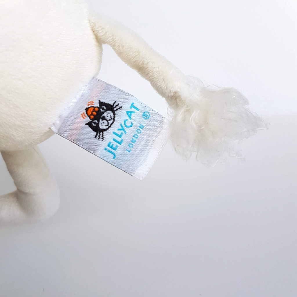Jellycat BEATNIK BUDDY Poodle Dog Paris White Puppy Soft Toy Stuffed Animal Cute6