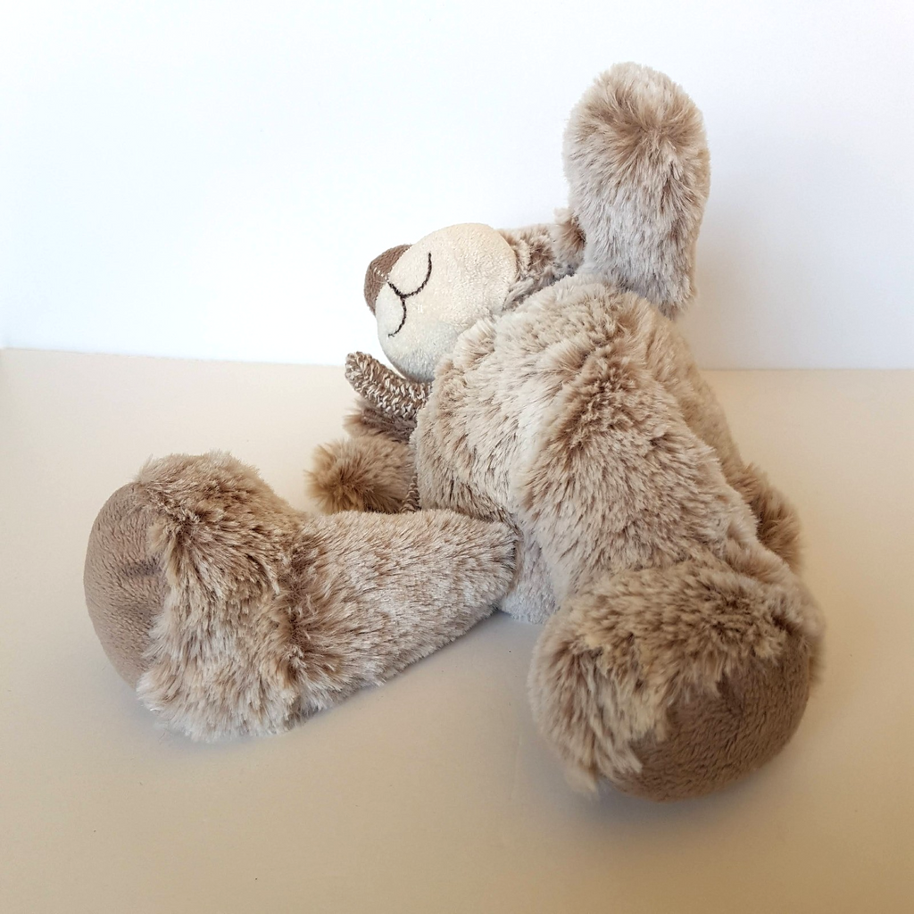 Floppy QUALITY TEDDY Plush Dog 27cm Frosted Beige White Stuffed Animal Soft Toy8