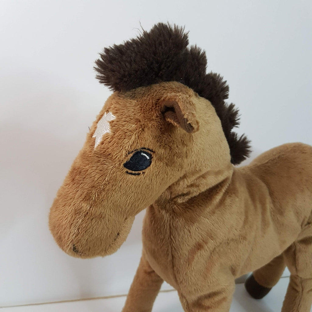 Ikea Gosig OKENLOPARE HORSE PONY 33cm Tall Plush Puppy Toy Stuffed Animal Floppy5