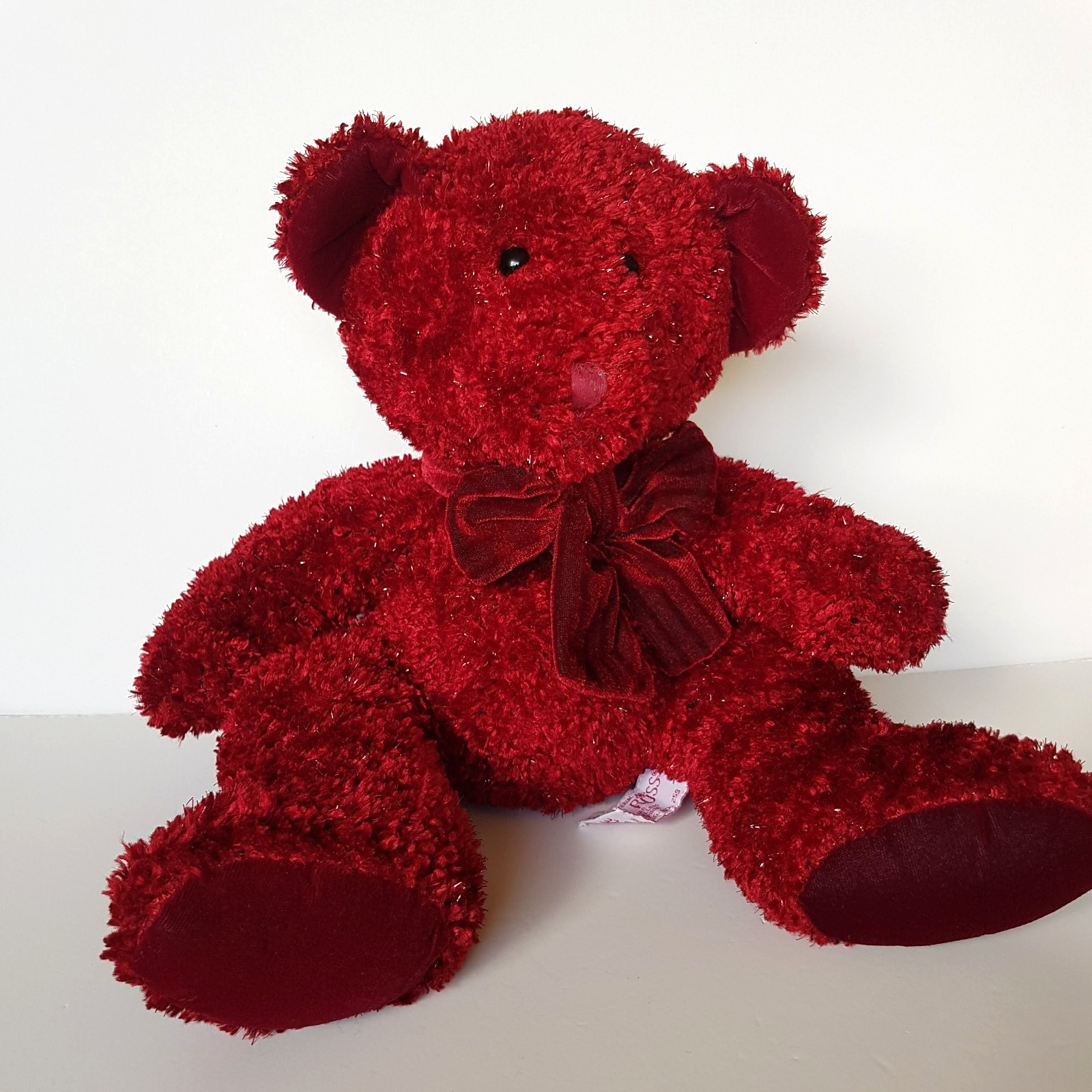 Russ ROSETTA SPARKLE RUBY Teddy Bear Plush Stuffed Animal Soft Toy Christmas Toy1