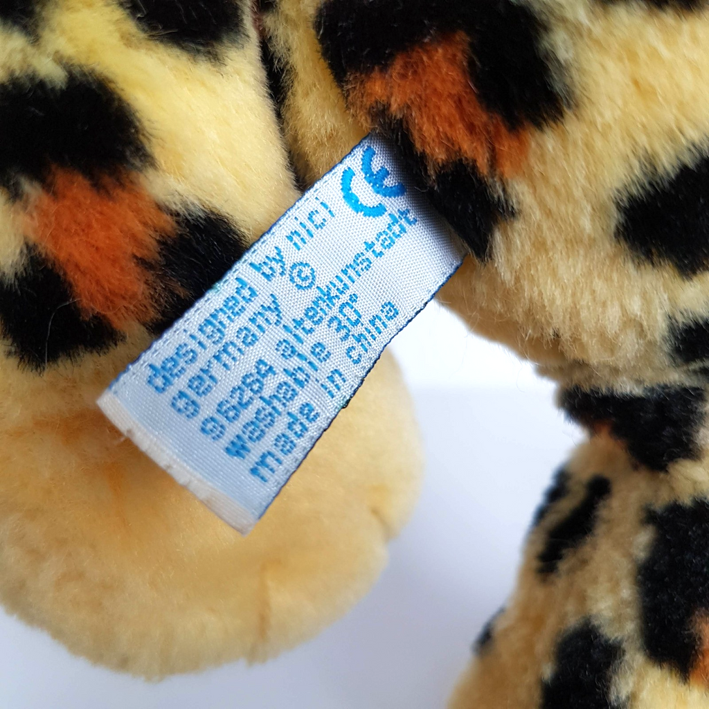 Nici YELLOW JAGUAR Wild Cat Plush + KEYCHAIN Key Ring Stuffed Animal Soft Toy13
