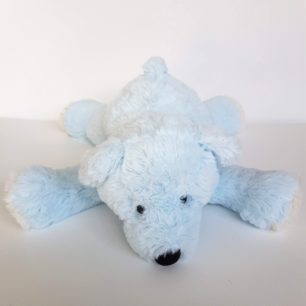 Ollie's Place Floppy BLUE BEAR Comforter Lovey Stuffed Animal Plush Soft Toy5