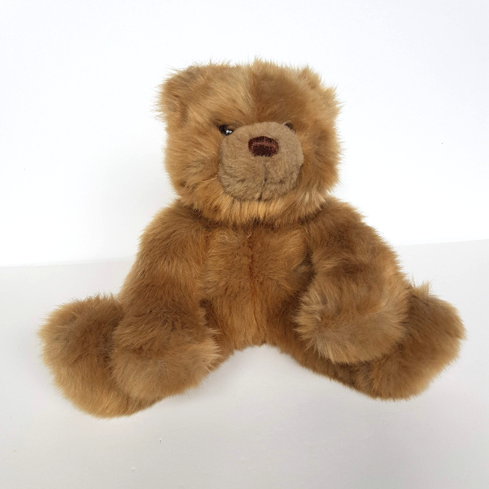 Gund MOCHA Plush Teddy Bear 6409 Floppy 24cm Soft Toy Stuffed Animal Cute0
