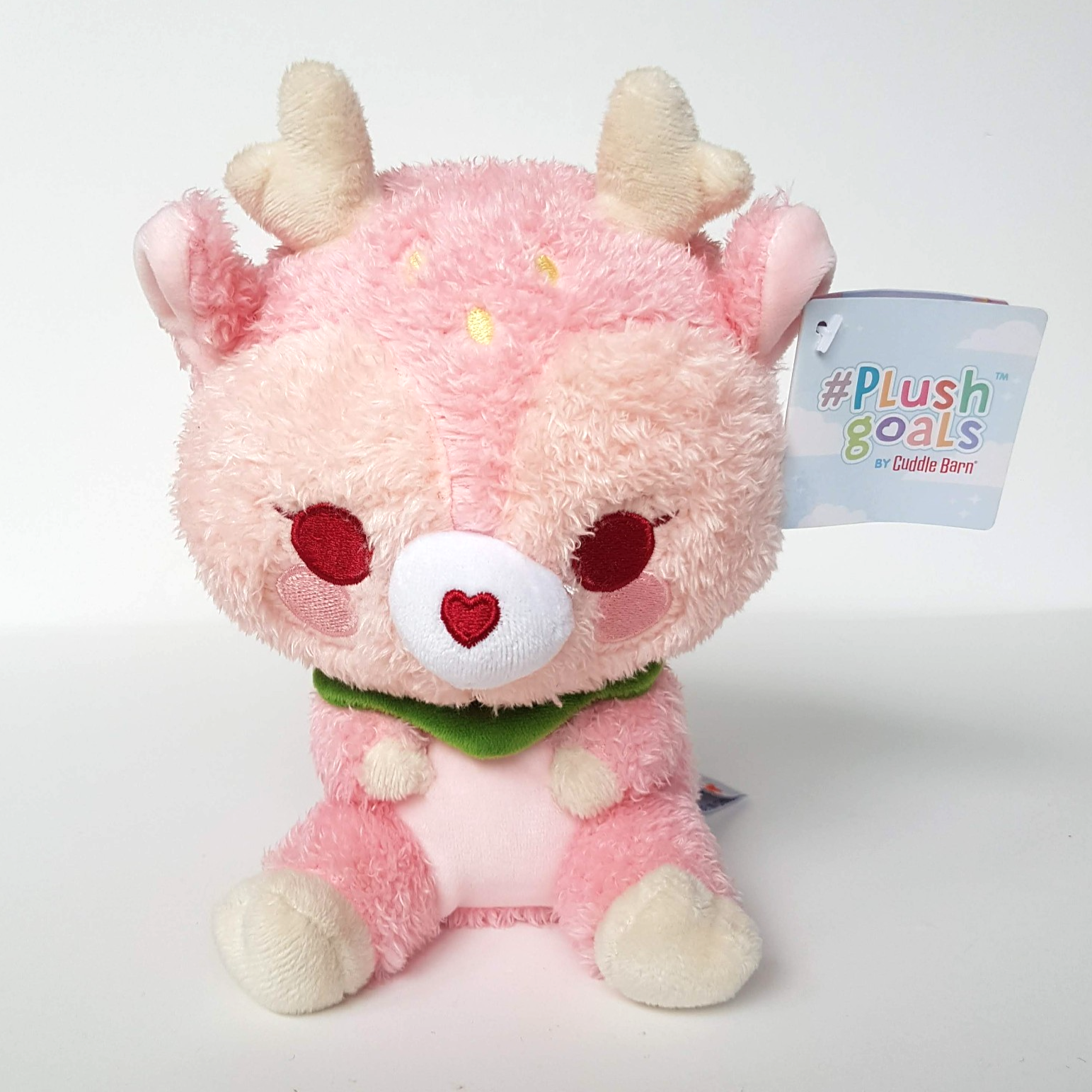 Cuddle Barn DEARIE STRAWBERRY DEER Plush Stuffed Animal 19cm Small Soft Toy Cute0