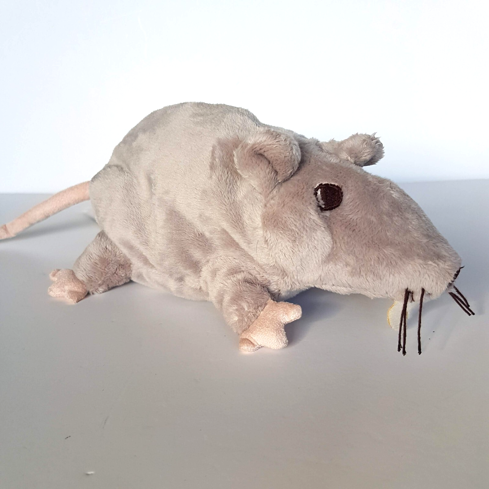 Ikea MINNEN RATTA RAT MOUSE Warm Grey 21cm Plush Stuffed Animal Rodent Soft Toy0