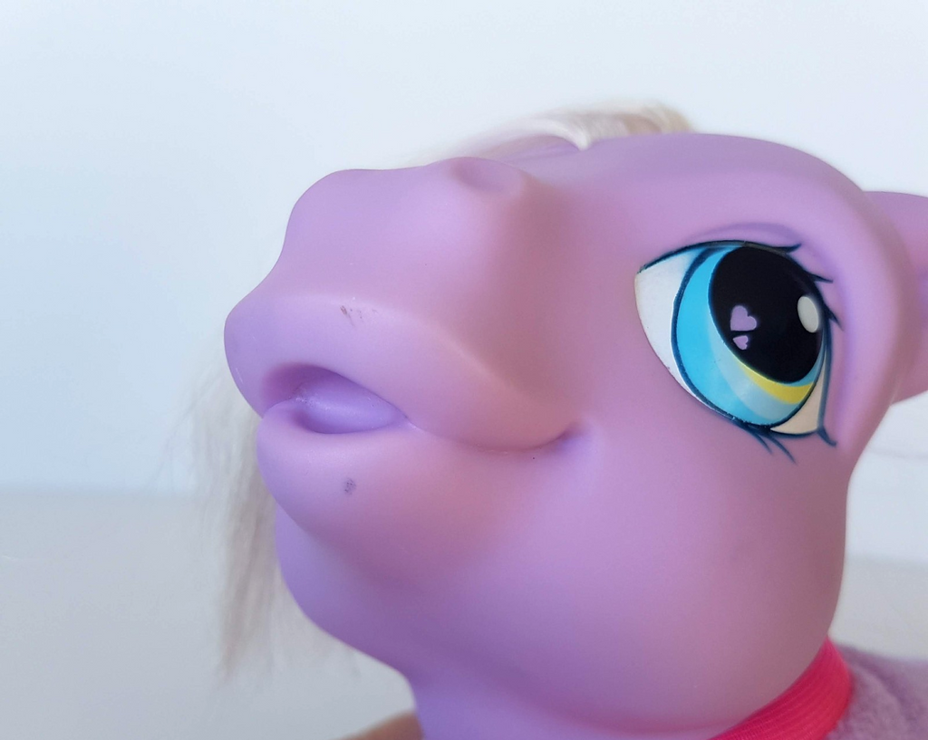 VTG My Little Pony ANGEL DOVE Plush Hasbro Purple Stuffed Animal Soft Toy 20049