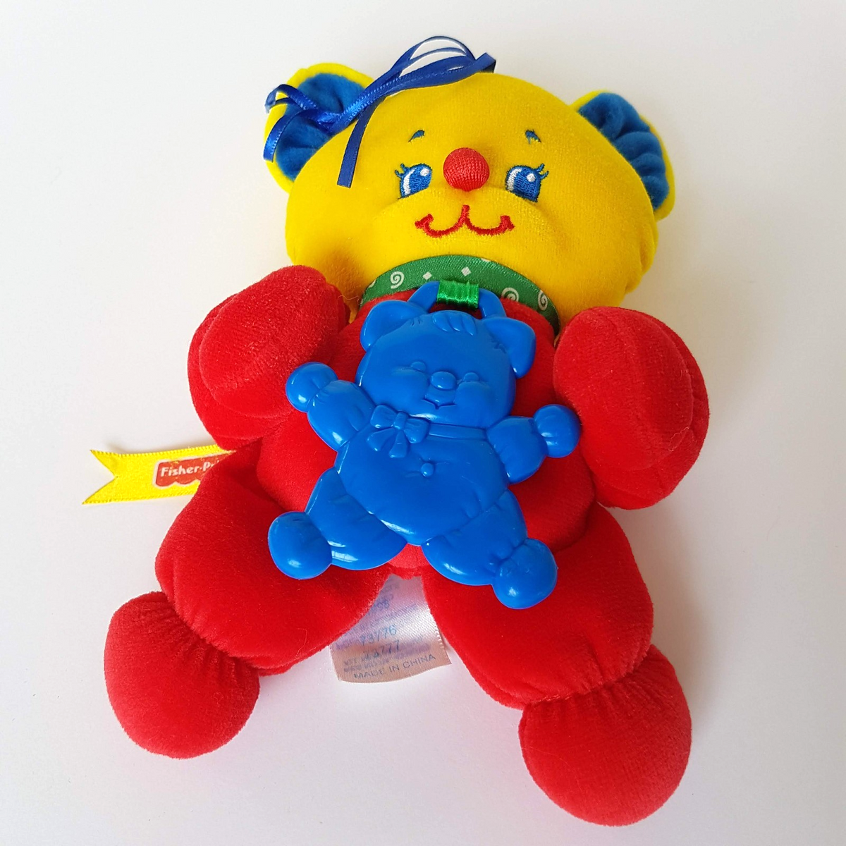 1998 Fisher Price NUM NUMS Bear Plush 19cm Colour Block Soft Toy Stuffed Animal5