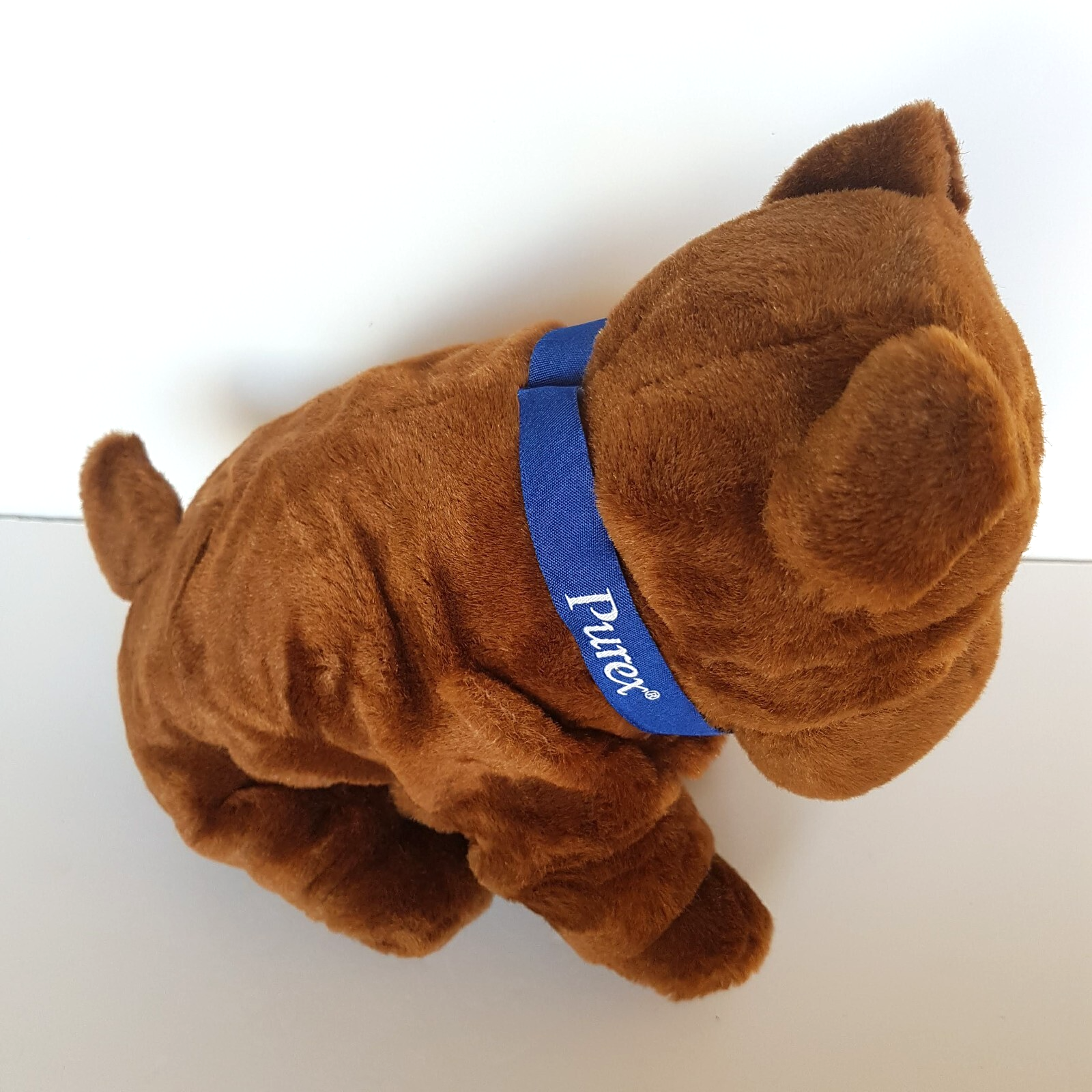 Purex ROLLY SHARPEI DOG 22cm Advertising Plush Soft Toy Stuffed Animal Puppy7