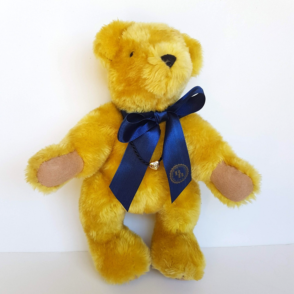 Bradford Exchange Exclusive BALDWIN BEARS Rare BGE Teddy JOINTED Heart Soft Toy12