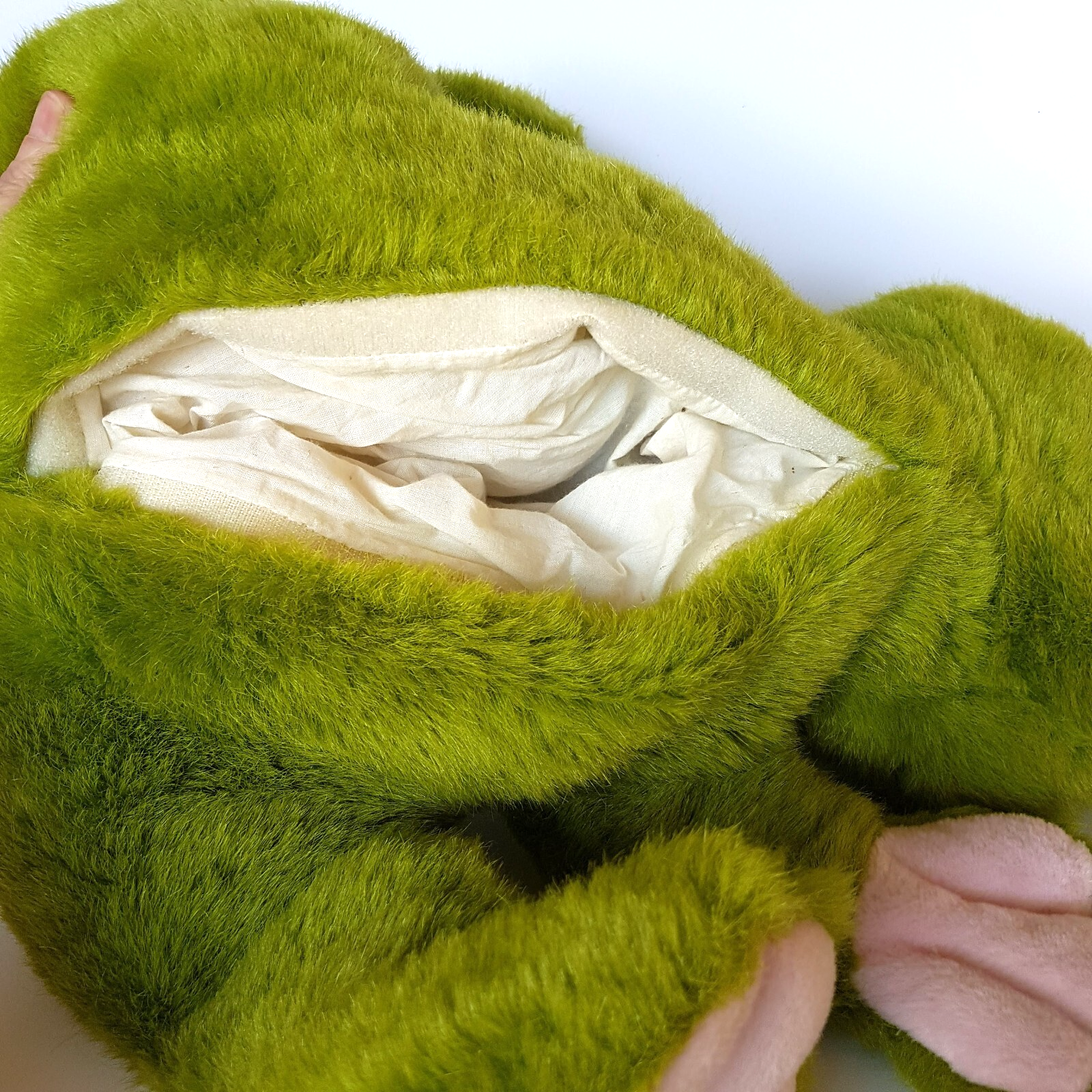 Cuddle Wit GREEN FROG Plush 41cm PILLOW Reptile Soft Toy Stuffed Animal POCKET9
