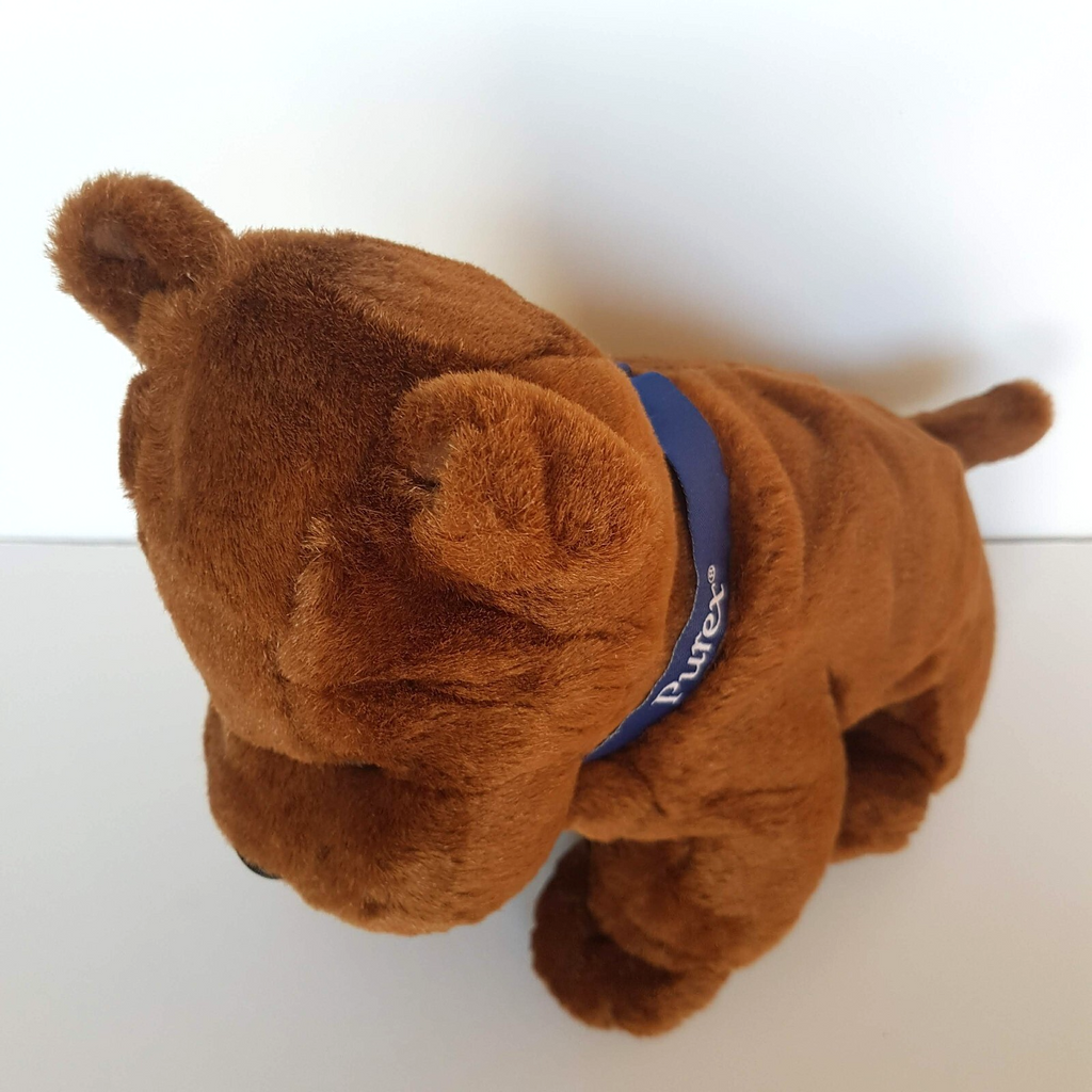 Purex ROLLY SHARPEI DOG 22cm Advertising Plush Soft Toy Stuffed Animal Puppy2
