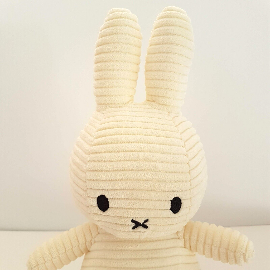 MIFFY Nijntje Corduroy Bunny Rabbit Plush Cream 9.5” Stuffed Animal Soft Toy1
