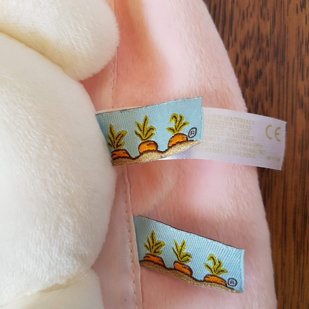 Bunnies By Bay Rabbit Plush Baby Security Blanket Comforter Satin + Lamb Rattle4