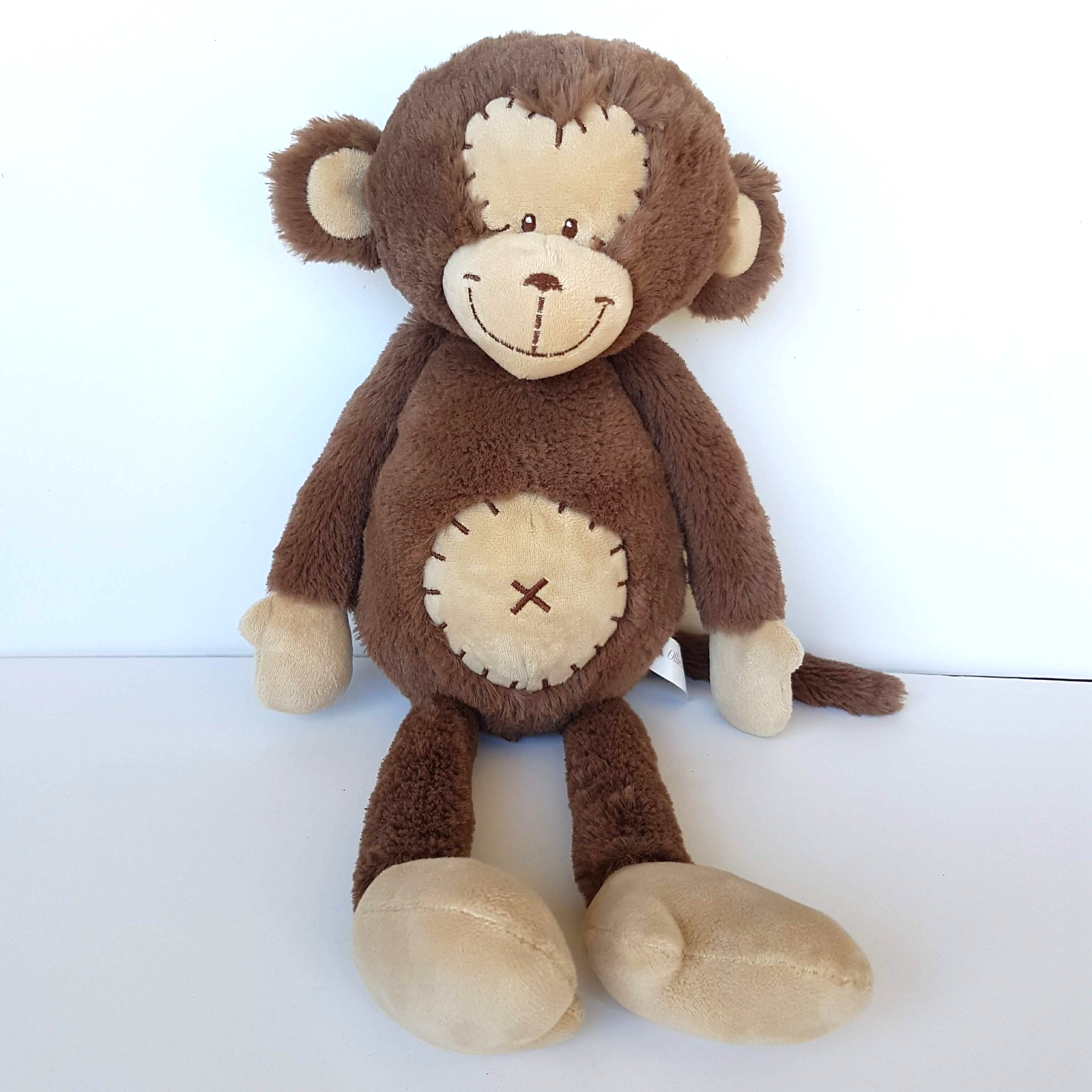 Ollie & Paige FLOPPY MONKEY 45cm Plush Stuffed Animal Soft Toy Brown Long Legs0